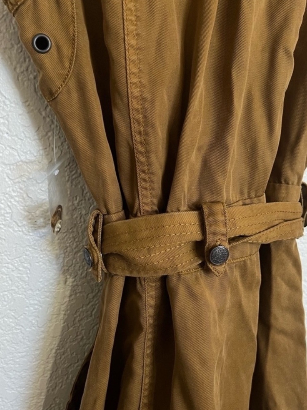 Free People Desert Daylight Sleeveless Utility Mini Dress NWOT - Picture 9 of 10